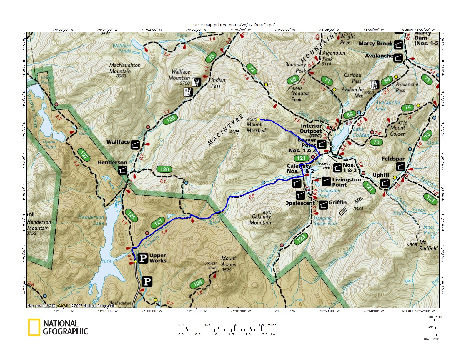 Off on Adventure: Mount Marshall - 2/18/13