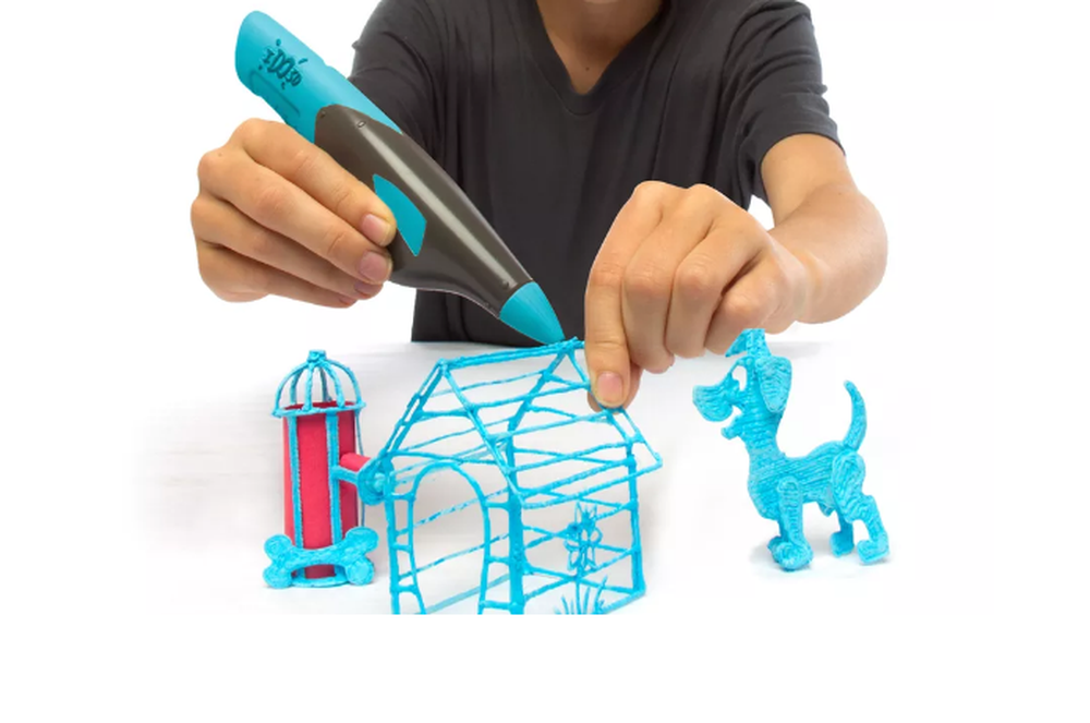 Caneta 3D Infantil | Já vem com os acessórios