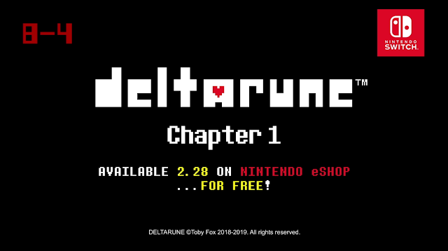 Nintendo Switch deltarune chapter 1 eShop February 28
