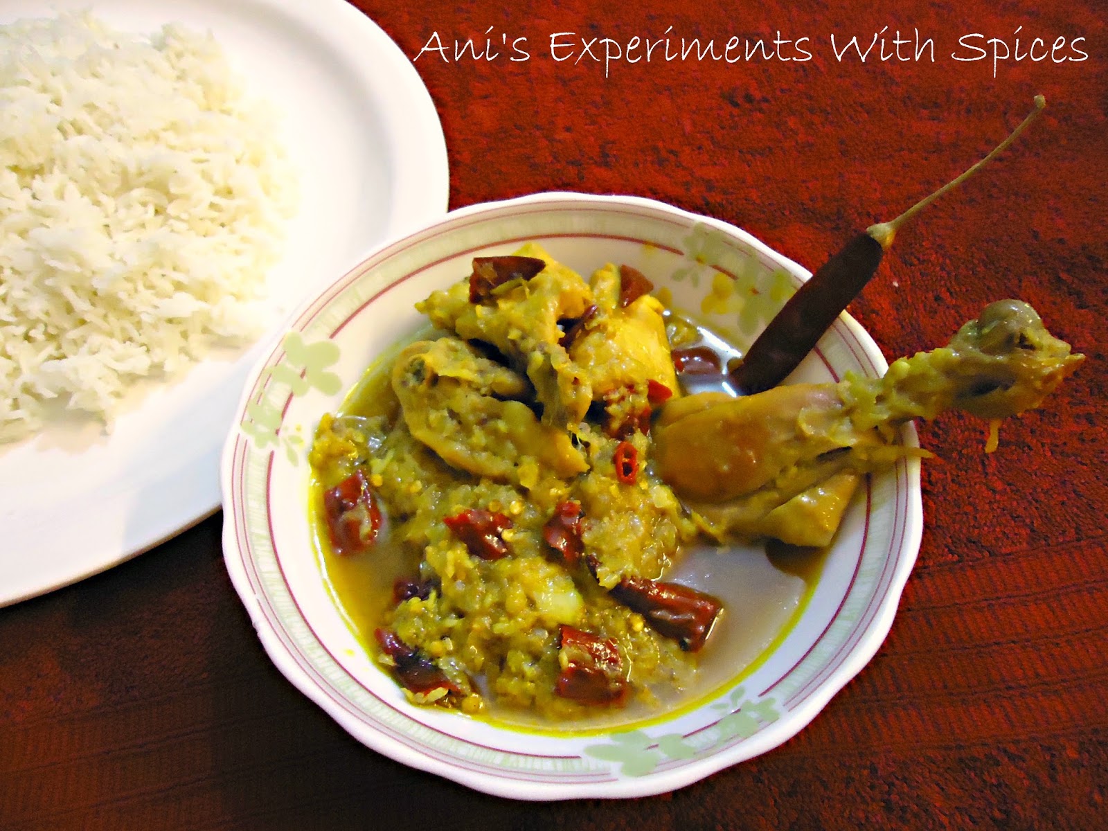 Ani's Experiments With Spices Goalondo Steamer Chicken Curry