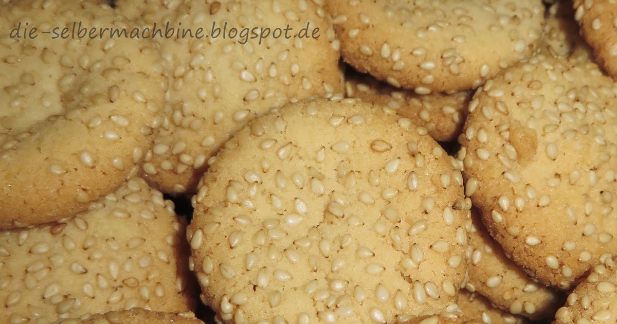 Die Selbermachbine: Erdnussbutter - Sesam - Plätzchen [Mein Abendretter ...