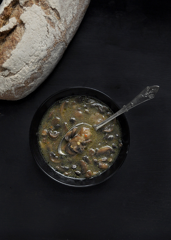 Confessions of a spoon: Cremini Mushroom Soup for the Winter Solstice