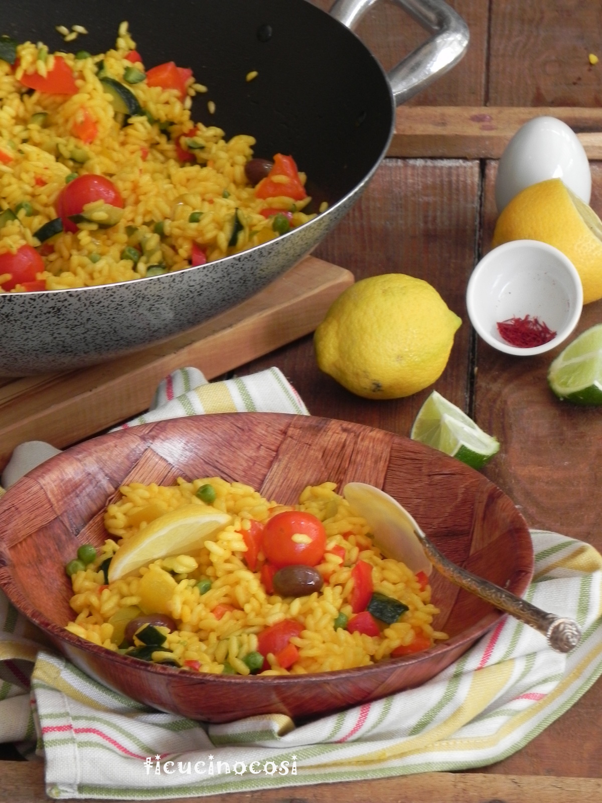 PAELLA VEGETARIANA