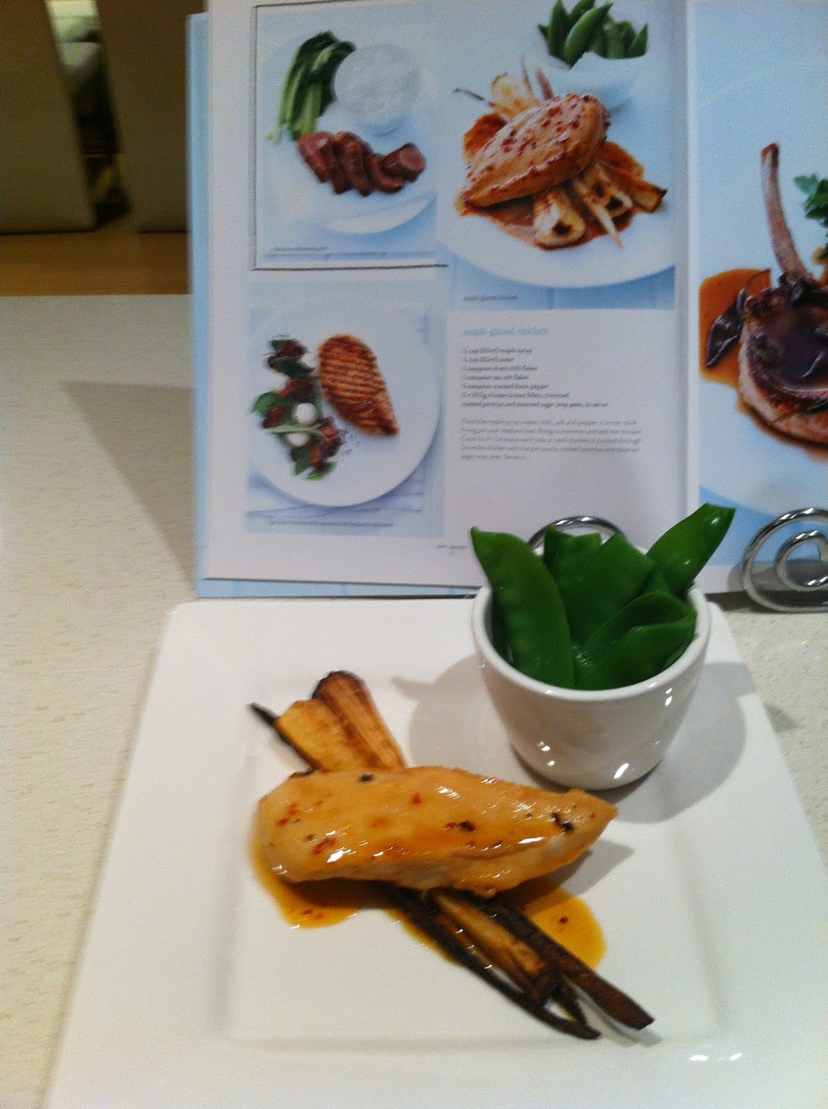 Lady Dash maple glazed chicken "the donna hay way"