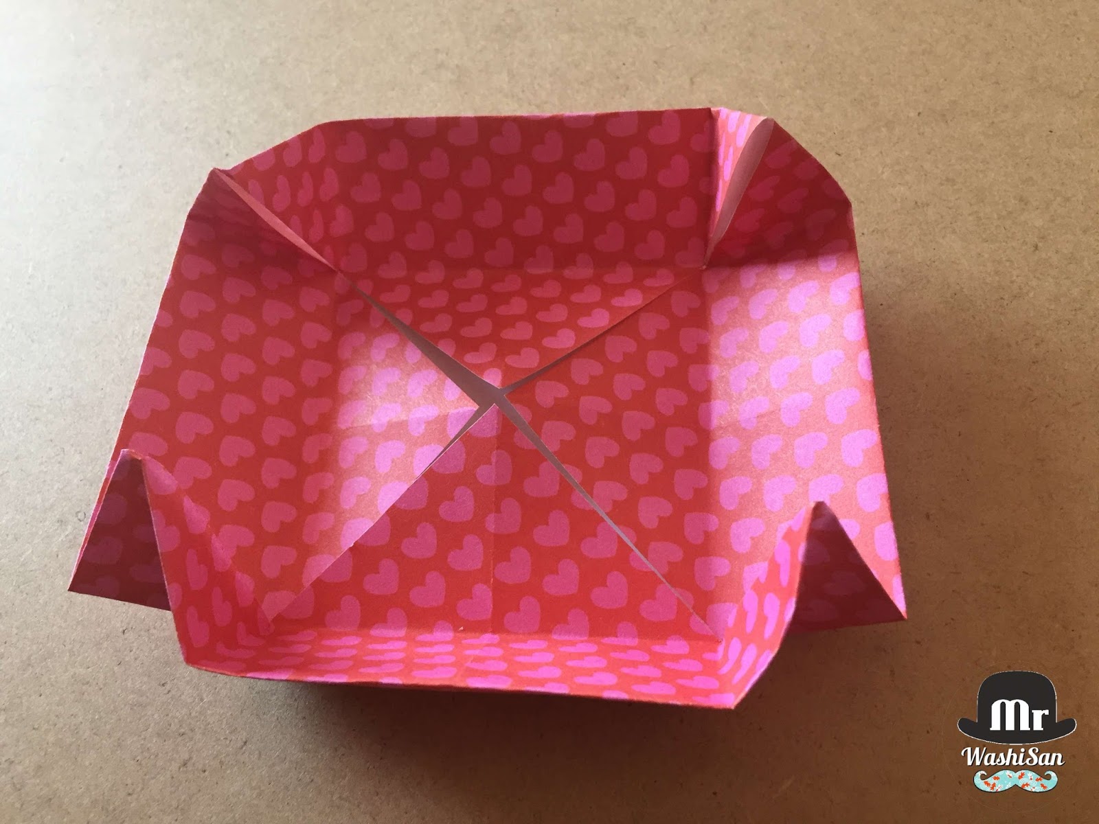 Origami paper box - Cajas de origami de papel decorado 