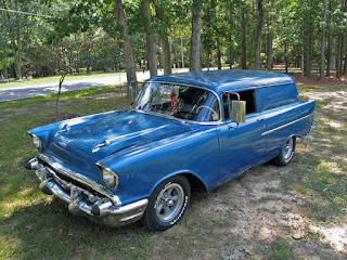 sedan delivery, 1957 chevy, 1957 chevrolet, ansen wheels, gasser, 1967 corvette,