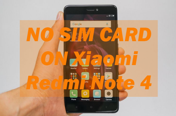 cara mengatasi sim tidak terdeteksi di Xiaomi Redmi Note 4