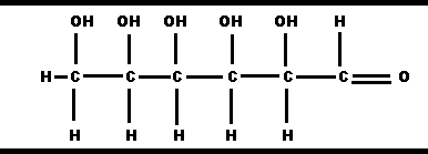 Glucose structure open chain
