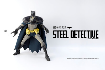 DC Comics Steel Age Detective Batman 1/6 Scale Collectible Figure by Ashley Wood x ThreeA
