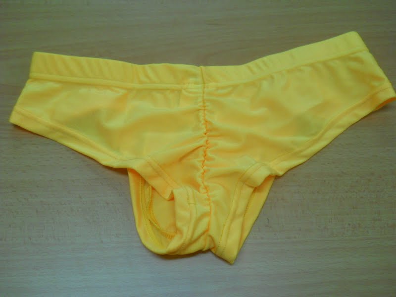 FASHION CARE 2U: UM098 Sexy Yellow Men Thong Enhance Bulge Pouch Boxer ...