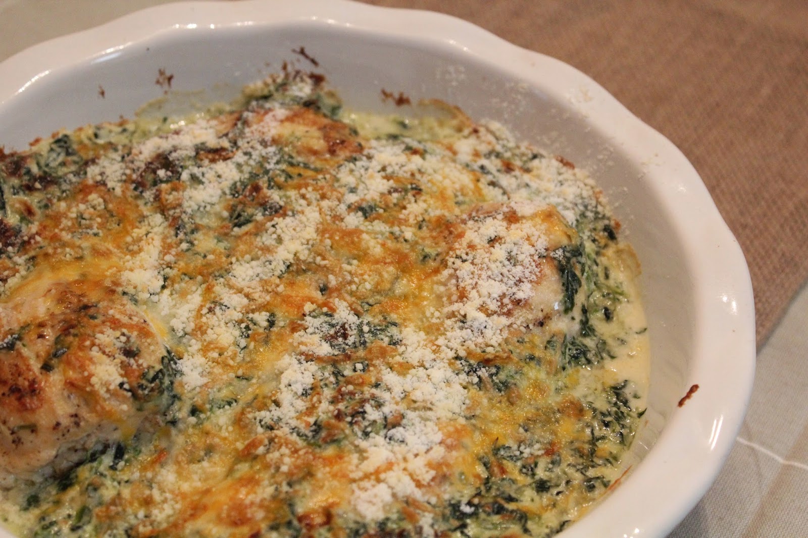 Spinach Dip Chicken Breasts