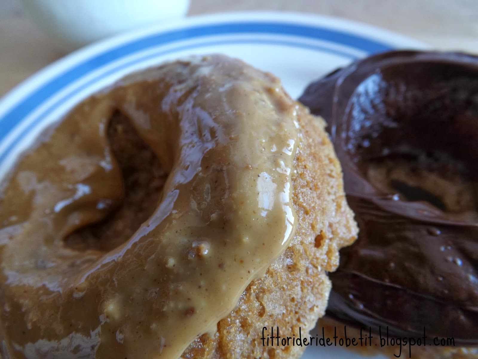 Fit to Ride, Ride to Be Fit {Clean} WholeWheat Cake Donuts