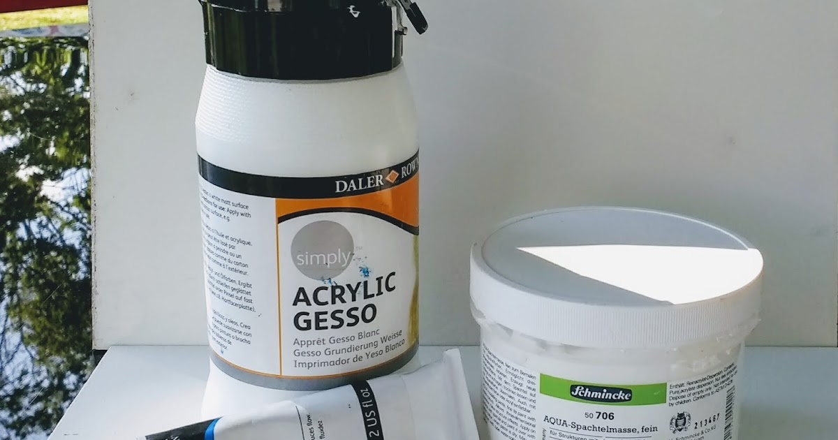 Chris Campbell Watercolors GESSO, MODELING PASTE, AND AQUAPASTO