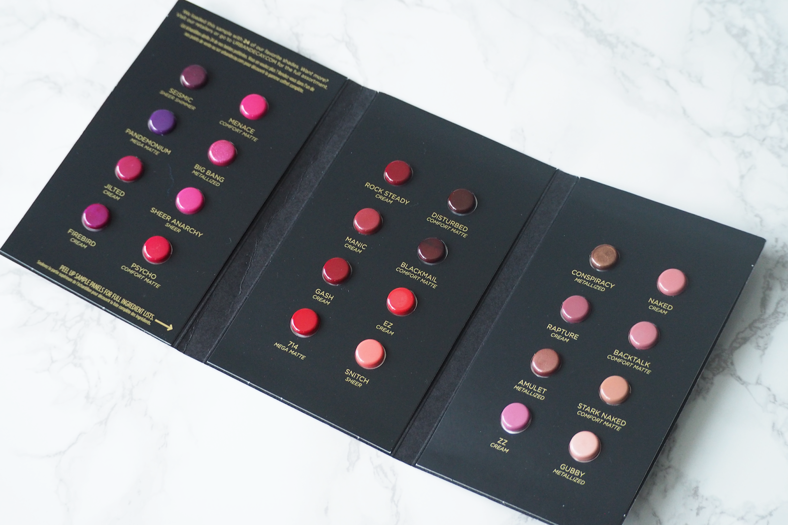 Urban Decay Vice Lipstick Samples Laura Hadley A Beauty & Lifestyle