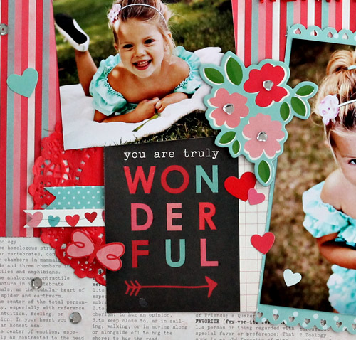 Scrappin' 2 Little Princesses: You Pull My Heartstrings