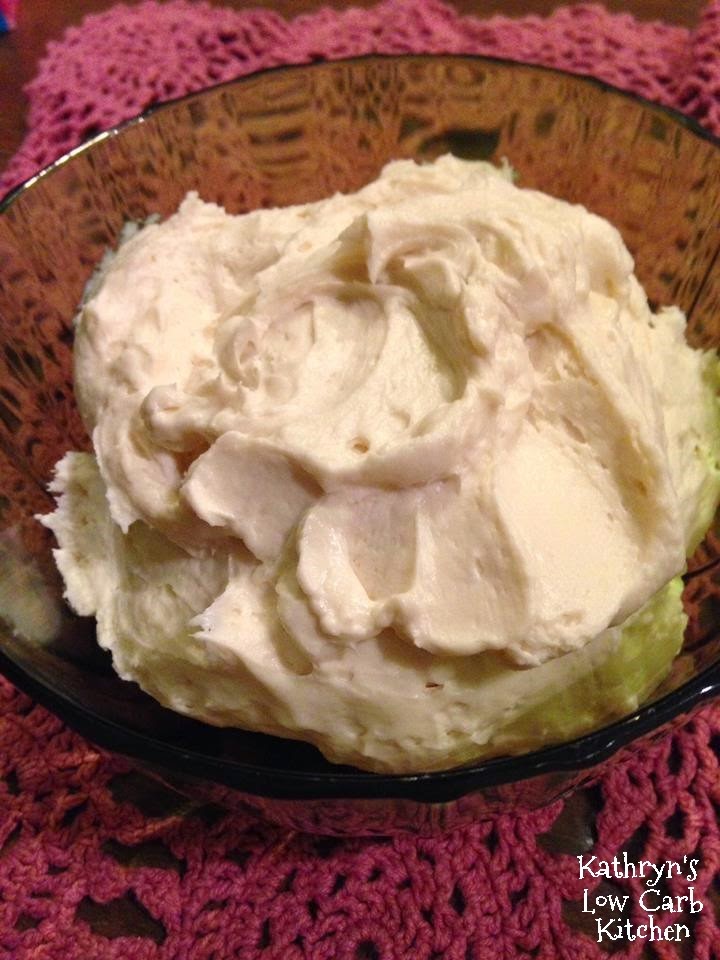 Kathryn's Low Carb Kitchen Low Carb Cream Cheese Frosting Recipe