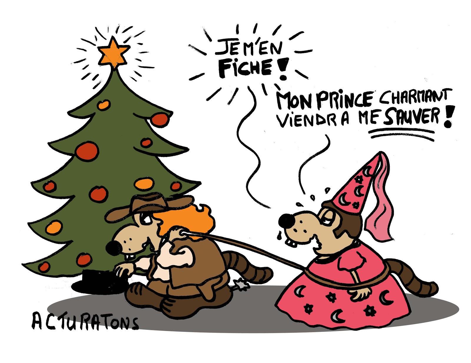 ActuRatons: Noël "Gay" : le costume de cowboy pour les filles, et celui de princesse pour les 