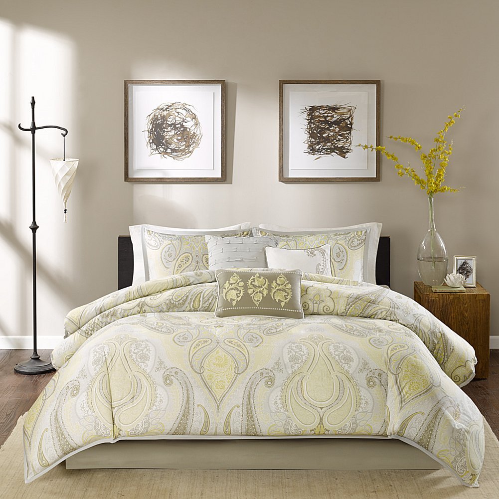 yellow and grey comforter sets and bedding sheet comforter