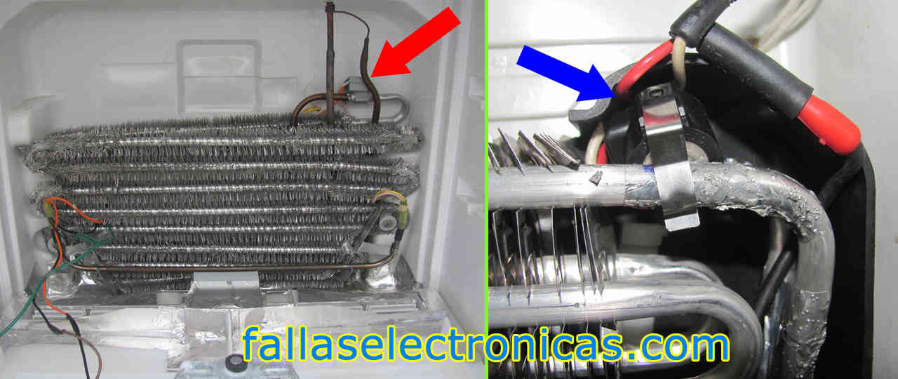 Donde colocar el bimetal de nevera refrigerador | Fallaselectronicas.com
