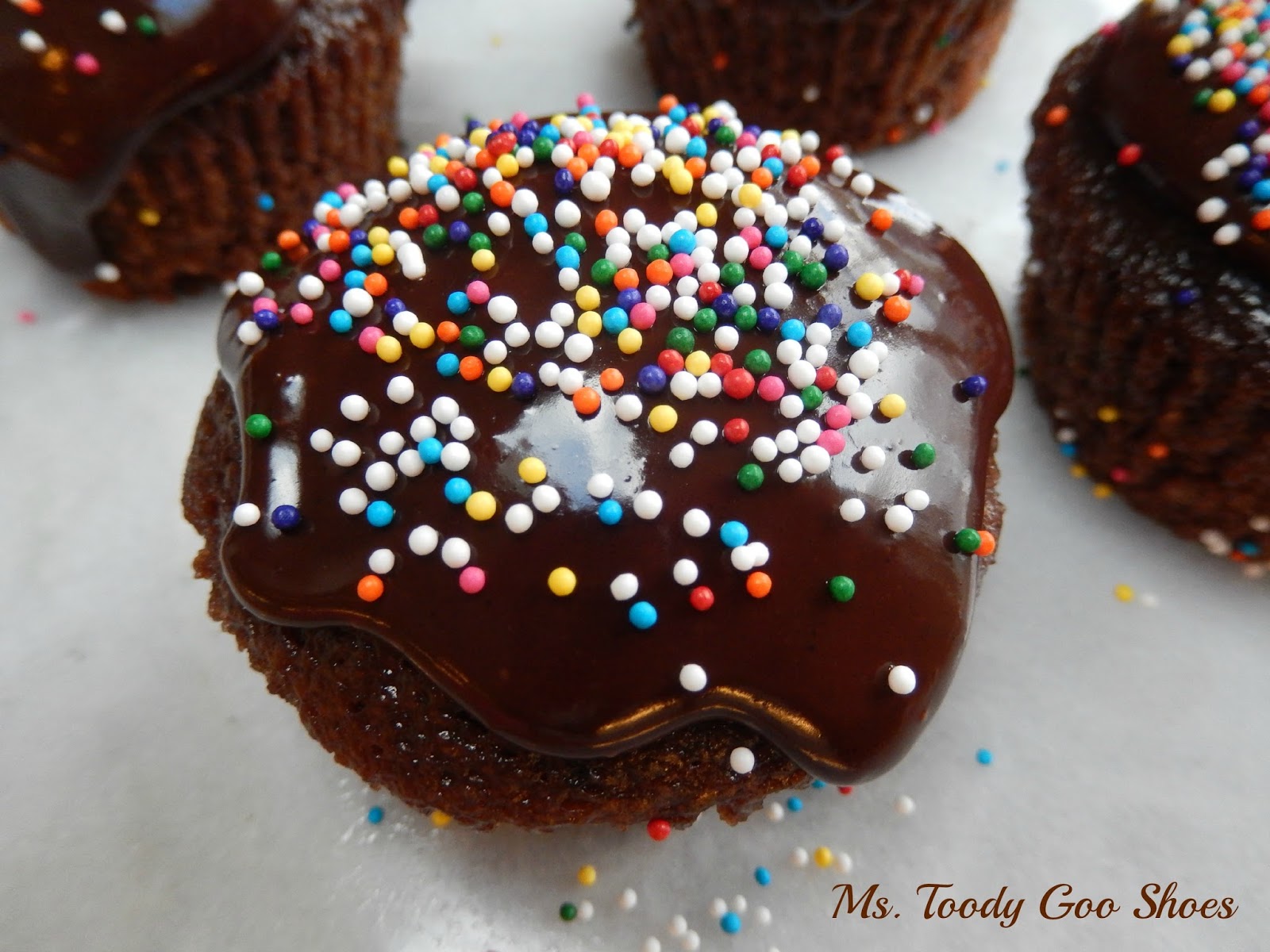 The Best-Ever Chocolate Cupcakes: One bowl, no mixer! -- Ms. Toody Goo Shoes