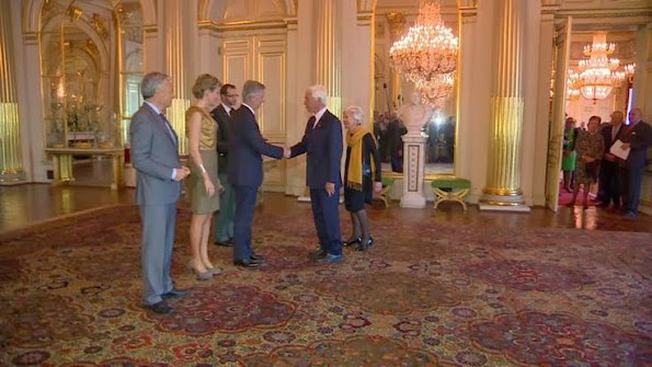 Queen Mathilde hosted a ceremony dedicated to people who received a nobility title in 2013