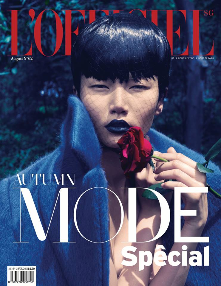 ASIAN MODELS BLOG: MAGAZINE COVER: Gwen Lu on L'Officiel Singapore ...