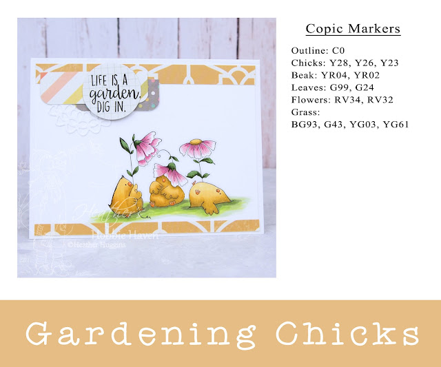 Heather's Hobbie Haven - Gardening Chicks Card Kit