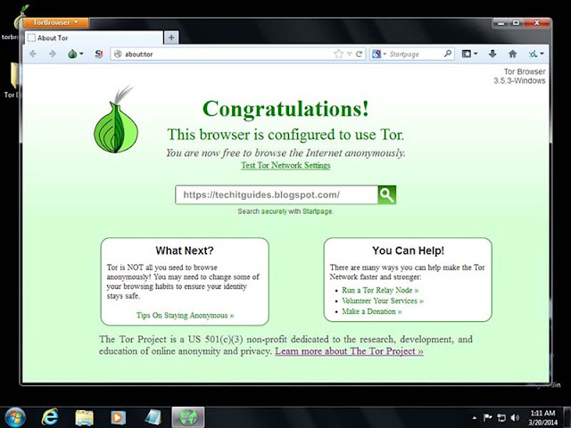 Tor Browser for windows