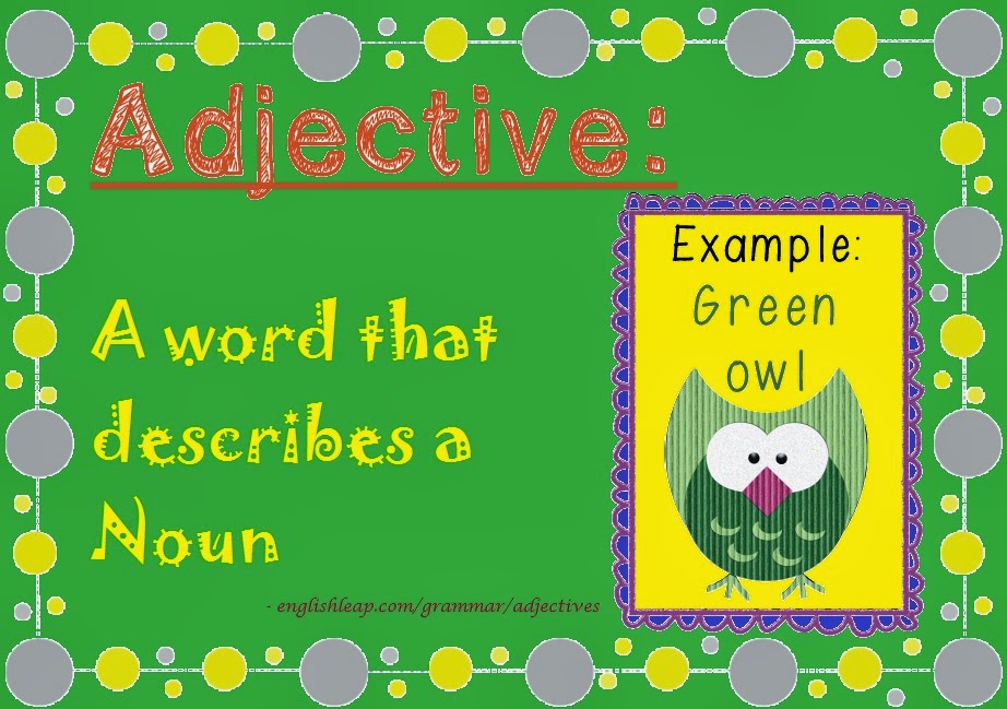 English Leap Adjectives