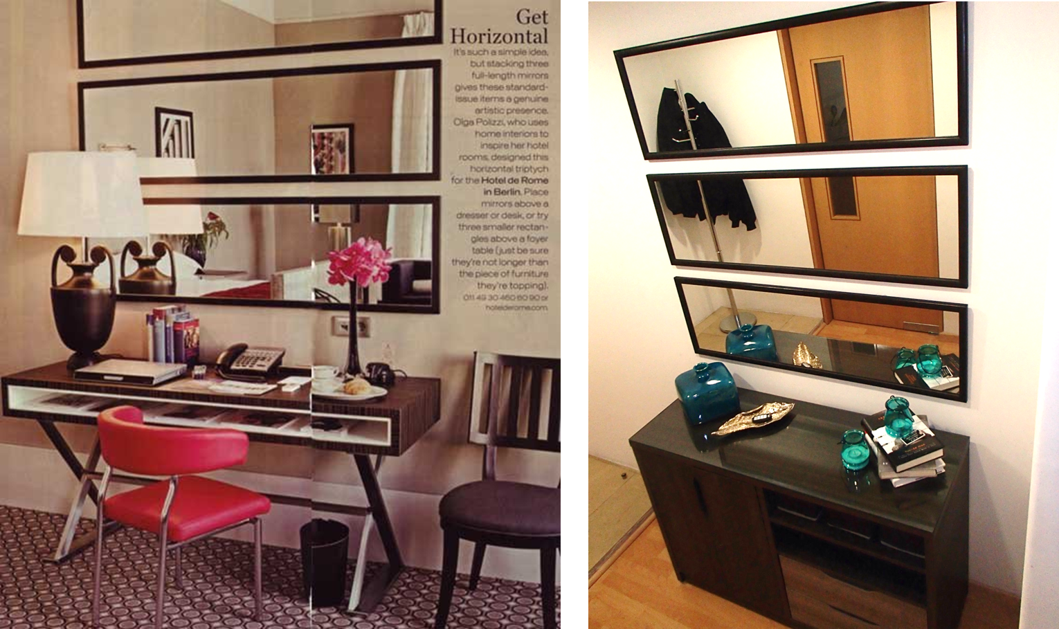 Imagine • Create • Share Horizontally Stacked Mirrors