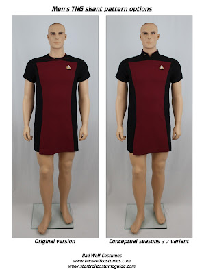 Star Trek TNG men's skant sewing pattern