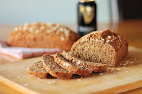 Guinness Bread, this quick bread requires no kneading or rising time and who could resist that subtle Guinness tang! GoodFoodShared.blogspot.ie