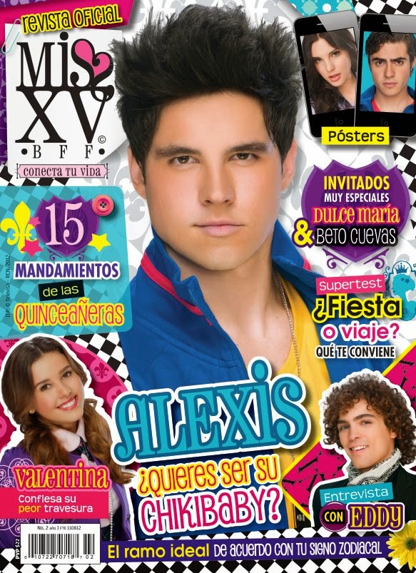 Eleazar Gomez Alexis En La Portada De La Revista Miss Xv Más