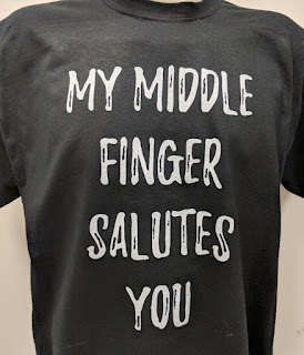 My Middle Finger Salutes You Shirt