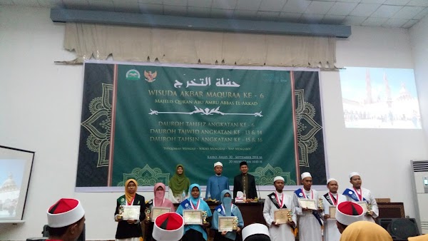 Perdana Diangkat ke Publik, Maquraa Choice Award 2018 Meriahkan Wisuda Akbar ke-6 Maquraa Mesir Perdana Diangkat ke Publik, Maquraa Choice Award 2018 Meriahkan Wisuda Akbar ke-6 Maquraa Mesir