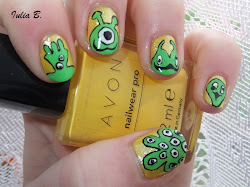 nail letter alphabet challenge aliens