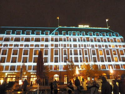 festival of lights, berlin, illumination, 2012, hotel Adlon