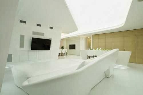 Futuristic Penthouse with Twin Toilets picture