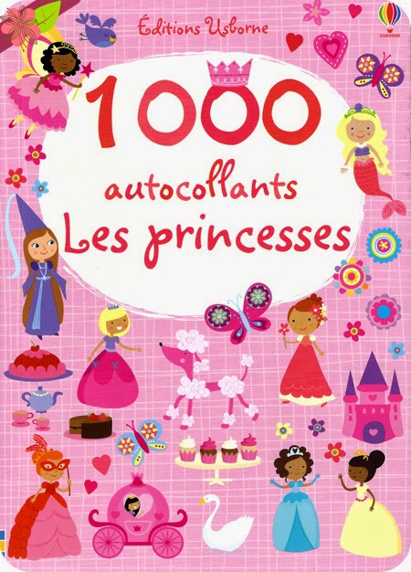 1000 autocollants Les princesses aux éditions Usborne
