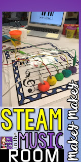 The Makey Makey is a great invention tool!  Help your students use it in the music room with these music class tested ideas.  STEAM learning can be fun!
