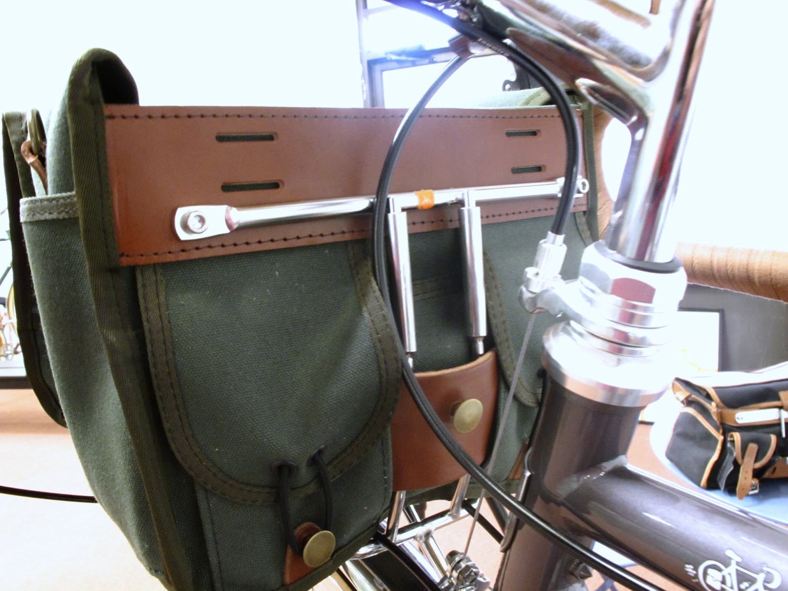 The Velo ORANGE Blog Mounting a Handlebar Bag, in Pictures