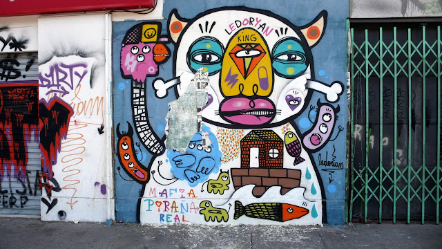ledoryan graffiti street art in santiago de chile
