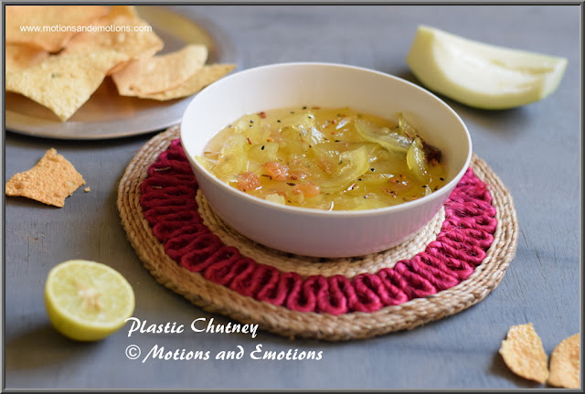 Kancha Peper Plastic Chutney or Bengali Plastic Chutney