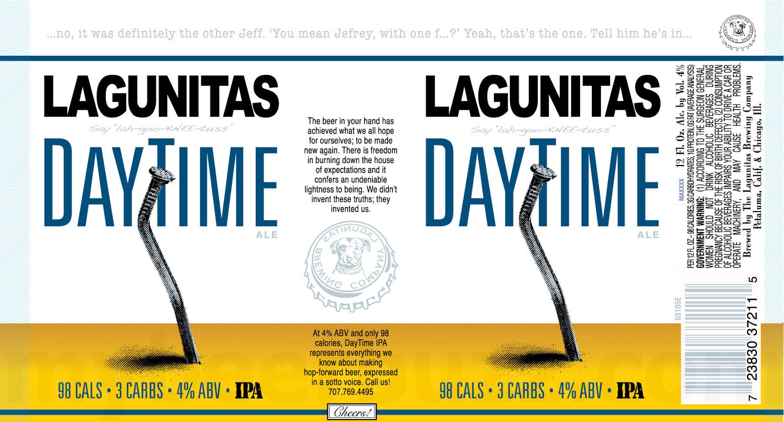 Lagunitas Lowering Calories On DayTime IPA - mybeerbuzz.com - Bringing