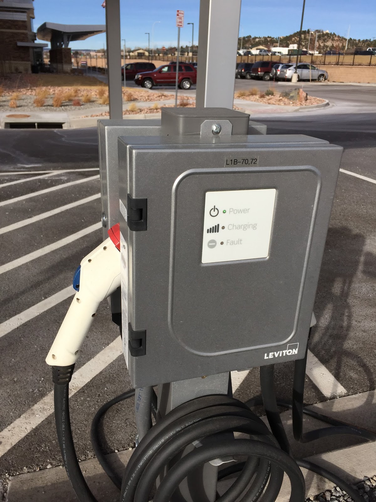 Colorado Springs EV Club Free EV charging on Nevada Blvd., Colorado