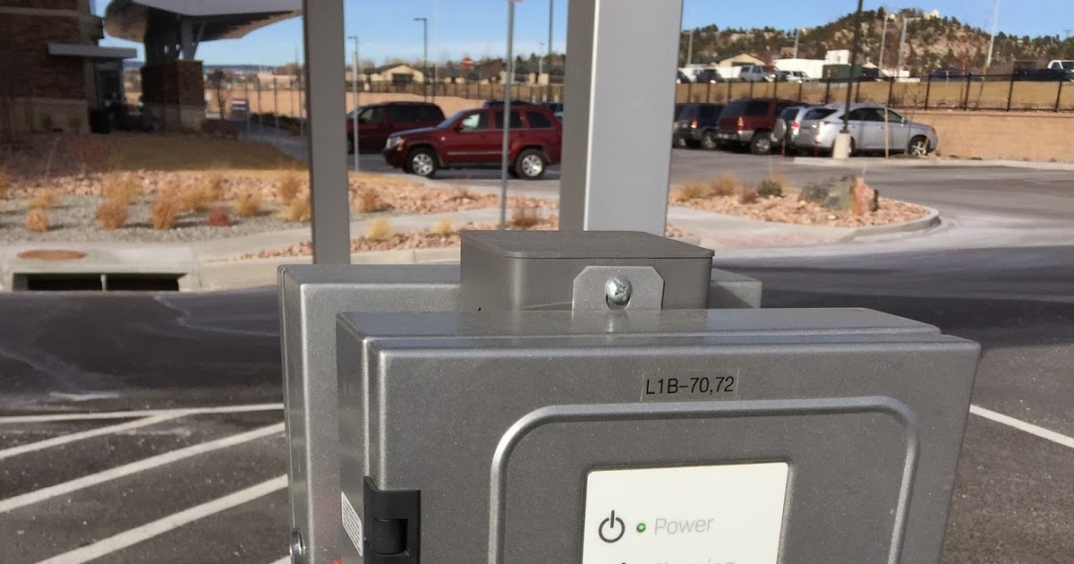 Colorado Springs EV Club Free EV charging on Nevada Blvd., Colorado
