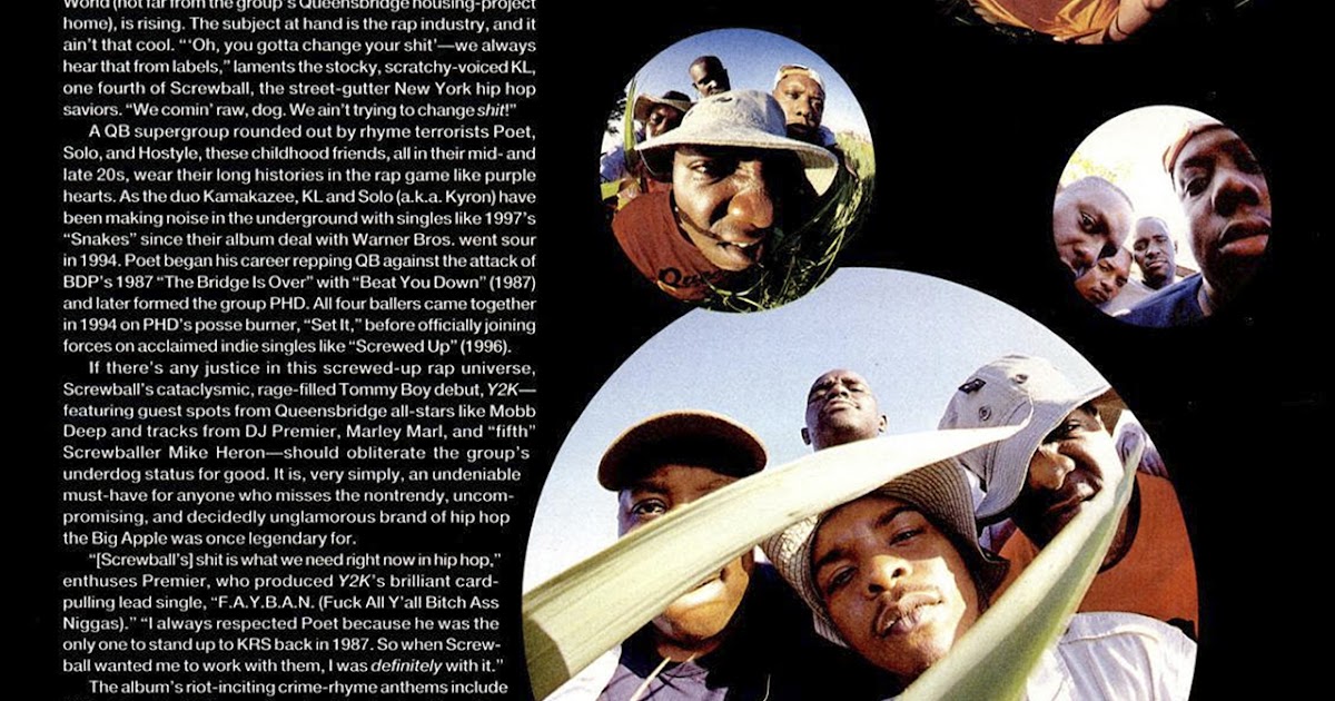 HipHop Nostalgia Screwball 'Next" in Vibe Magazine (1999)