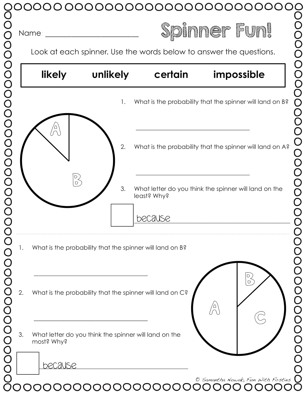 fun-with-firsties-our-probability-unit-worksheets-activities-lessons-and-assessment