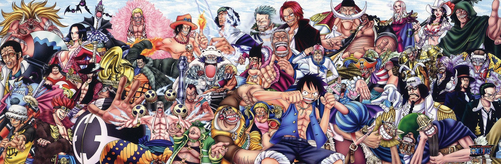 One piece All the important character in one piece