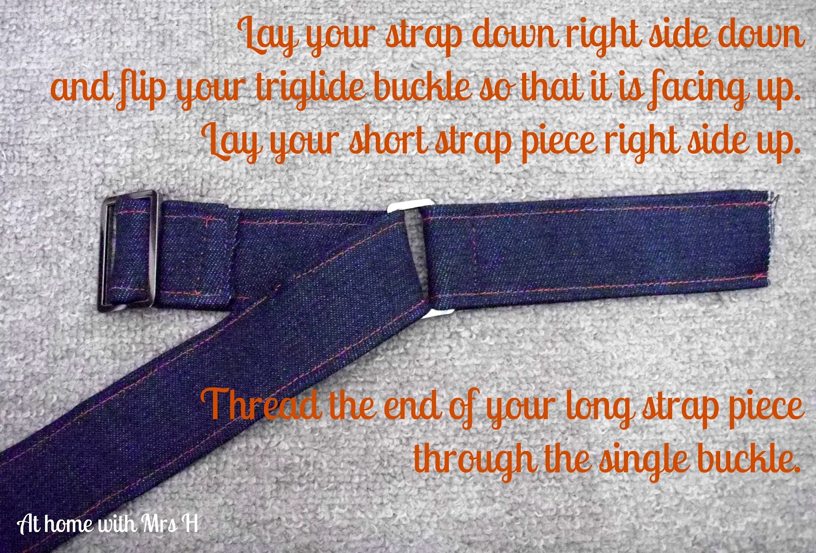 Mrs H - the blog: How to make an adjustable bag strap